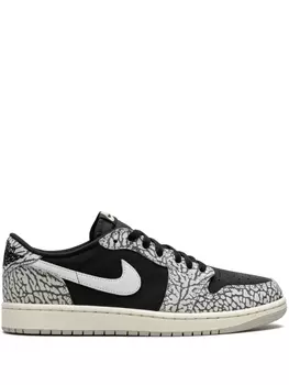 Jordan кроссовки Air Jordan 1 Low Elephant Print, черный
