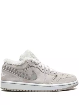 Jordan кроссовки Air Jordan 1 Low SE Sherpa Fleece, серый