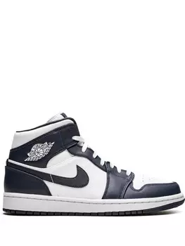 Кроссовки Jordan Air Jordan 1 Mid, белый/черный