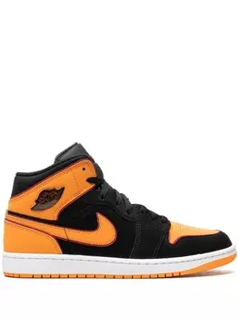 Jordan кроссовки Air Jordan 1 Mid 'Black Orange', оранжевый