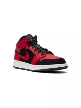 Jordan кроссовки Air Jordan 1 Mid (GS), черный