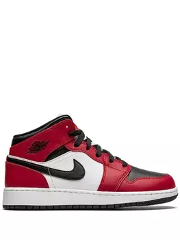 Jordan кроссовки Air Jordan 1 Mid (GS), красный