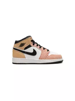 Jordan кроссовки Air Jordan 1 Mid GS Flight Club, оранжевый