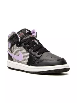Jordan кроссовки Air Jordan 1 Mid Houndstooth, черный