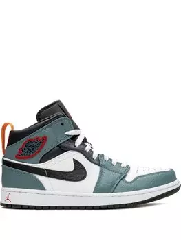 Jordan кроссовки Air Jordan 1 Mid из коллаборации с Facetasm, белый