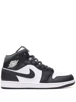Jordan кроссовки Air Jordan 1 Mid Panda Elephant, черный