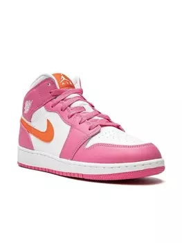 Jordan кроссовки Air Jordan 1 Mid Pinksicle Orange, розовый