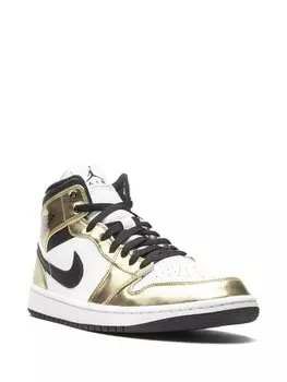 Jordan кроссовки Air Jordan 1 Mid SE Metallic Gold, золотистый
