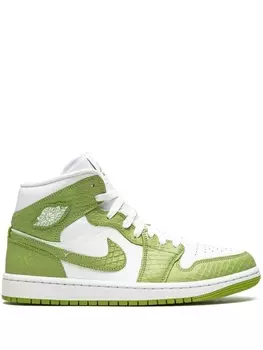 Кроссовки Jordan Air Jordan 1 Mid SE, светло-зеленый/белый