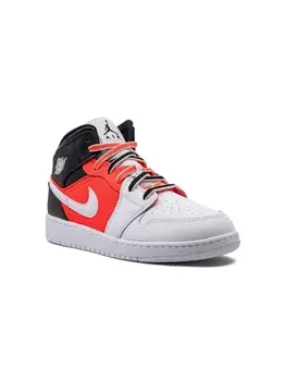 Jordan кроссовки Air Jordan 1 Mid SE White Infrared, черный