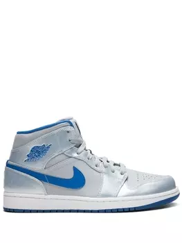 Jordan кроссовки Air Jordan 1 Mid, серебристый
