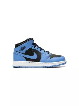 Jordan кроссовки Air Jordan 1 Mid University Blue, синий