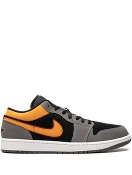 Jordan кроссовки Air Jordan 1 Mid Vivid Orange, черный