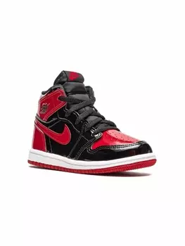 Jordan кроссовки Air Jordan 1 Retro Bred Patent, черный