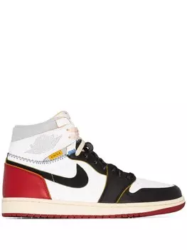 Jordan кроссовки Air Jordan 1 Retro Hi Union Black Toe, белый