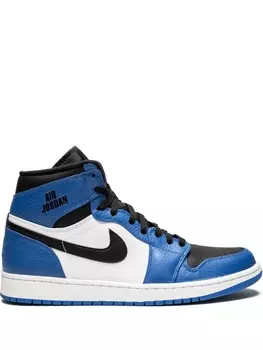 Кроссовки Jordan Air Jordan 1 Retro High, синий/черный/белый