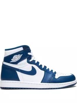 Кроссовки Jordan Air Jordan 1 Retro High OG, белый/синий