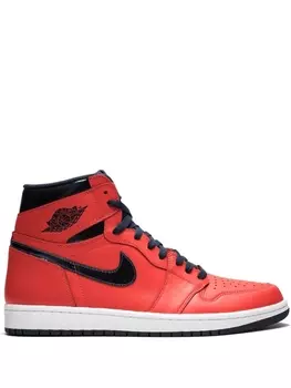 Кроссовки Jordan Air Jordan 1 Retro High OG David Letterman, красный/черный