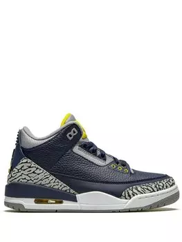 Кроссовки Jordan Air Jordan 3 Retro, черный/желтый