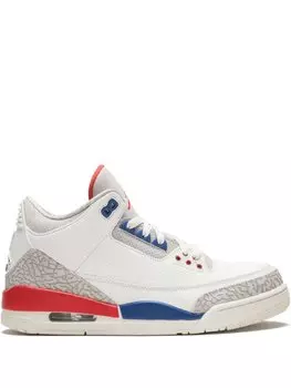 Кроссовки Jordan Air Jordan 3 Retro International Flight, белый/серый/красный