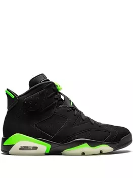 Кроссовки Jordan Air Jordan 6 Retro, черный/светло-зеленый