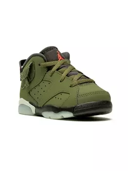 Jordan кроссовки Air Jordan 6 TD Travis Scott, зеленый