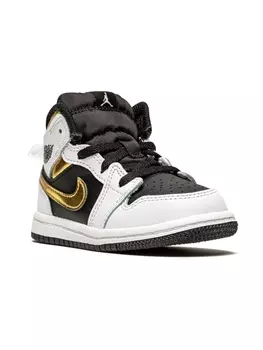 Jordan кроссовки Jordan 1 Mid 'Metallic Gold', белый