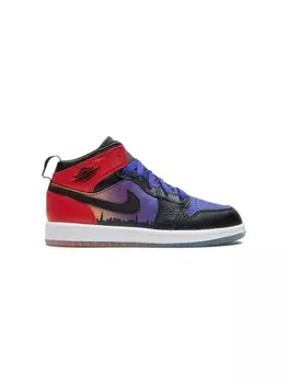 Jordan кроссовки Jordan 1 Mid Skyline, красный
