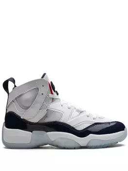 Jordan кроссовки Jumpman Two Trey "Белый/Темно-синий/Университетский красный", белый