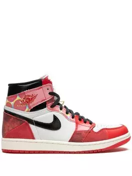 Jordan кроссовки Spider-Man Across the Spider-Verse x Air Jordan 1 Next Chapter, красный
