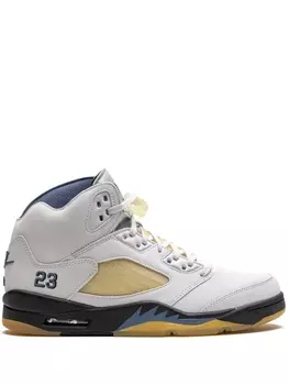 Jordan кроссовки x A Ma Manire Air Jordan 5 Diffused Blue, белый
