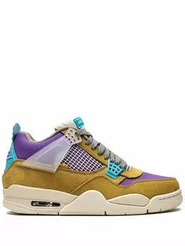 Jordan кроссовки x Union Air Jordan 4 Retro SP 30th Anniversary - Desert Moss, желтый