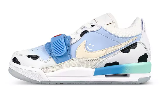 Jordan Legacy 312 Детские баскетбольные кроссовки GS, White