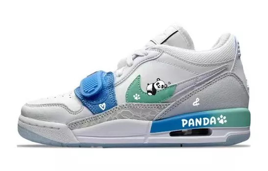 Jordan Legacy 312 Детские баскетбольные кроссовки GS, Blue
