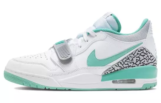 Jordan Legacy 312 Low Белый Бирюзовый