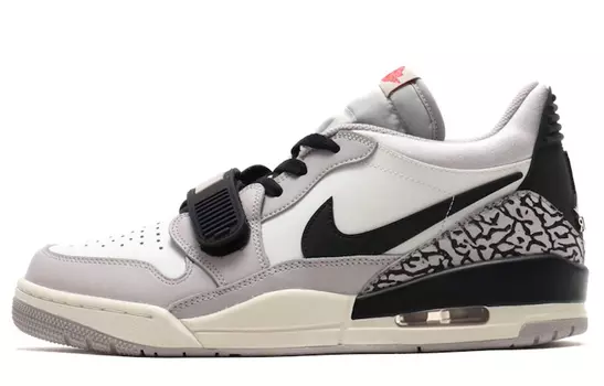 Jordan Legacy 312 Low Tech Серый Огненно-Красный Черный