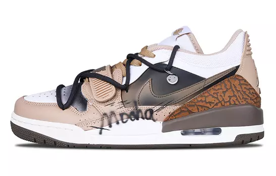Jordan Legacy 312 Vintage Баскетбольные кроссовки унисекс, Brown