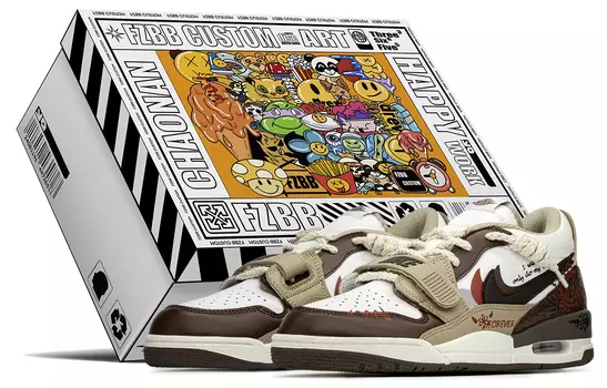 Jordan Legacy 312 Vintage Баскетбольные кроссовки унисекс, Reddish Brown