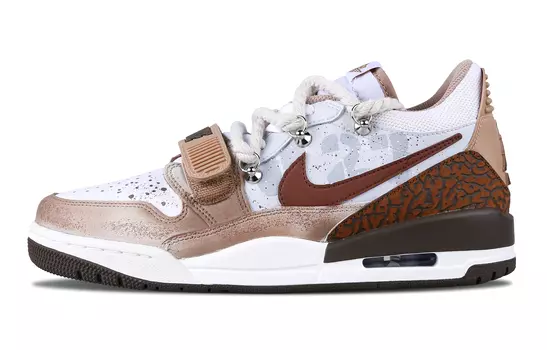 Jordan Legacy 312 Vintage Баскетбольные кроссовки унисекс, Linen
