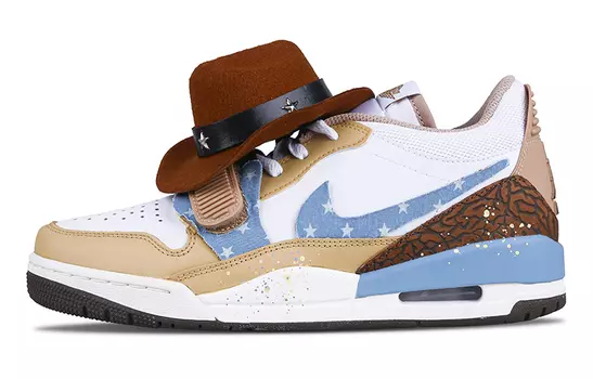 Jordan Legacy 312 Vintage Баскетбольные кроссовки унисекс, Brown