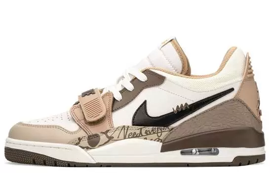 Jordan Legacy 312 Vintage Баскетбольные кроссовки унисекс, Brown