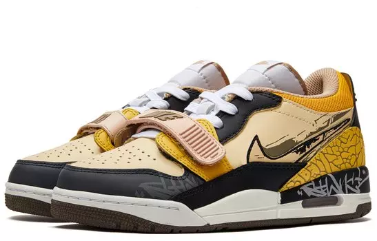 Jordan Legacy 312 Vintage Баскетбольные кроссовки унисекс, Khaki