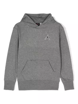 Jordan меланжевое худи с нашивкой Jumpman, серый
