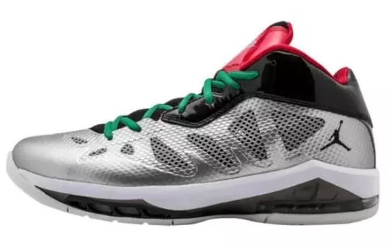 Jordan Melon M8 винтажные баскетбольные кроссовки мужские, Silver