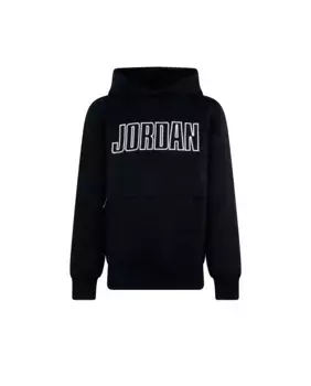Jordan MJ Sneaker School Жаккардовая толстовка с капюшоном для мальчиков, черный
