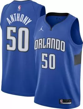 Jordan Мужская майка Nike Orlando Magic Cole Anthony #50 Royal Dri-FIT Swingman