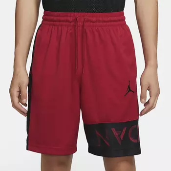 Jordan Мужские баскетбольные шорты, цвет Black/Red