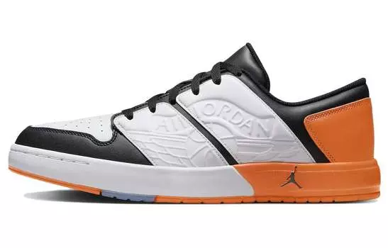 Jordan Nu Retro 1 винтажные баскетбольные кроссовки мужские, Белый/Черный/Огненный Коралл 2