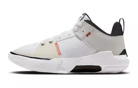 Jordan One Take 5 Детские баскетбольные кроссовки GS, White/College Red/Black