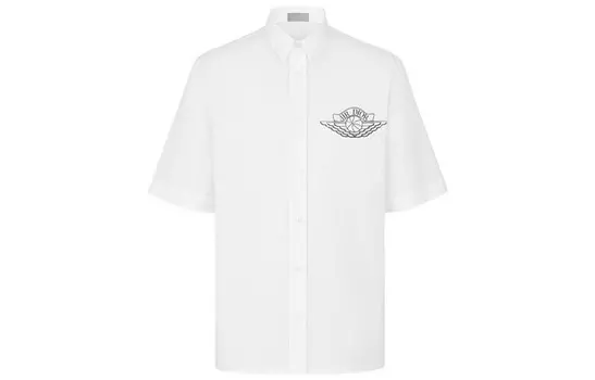 Jordan Quarterly New Products Рубашка унисекс белая Dior, белый